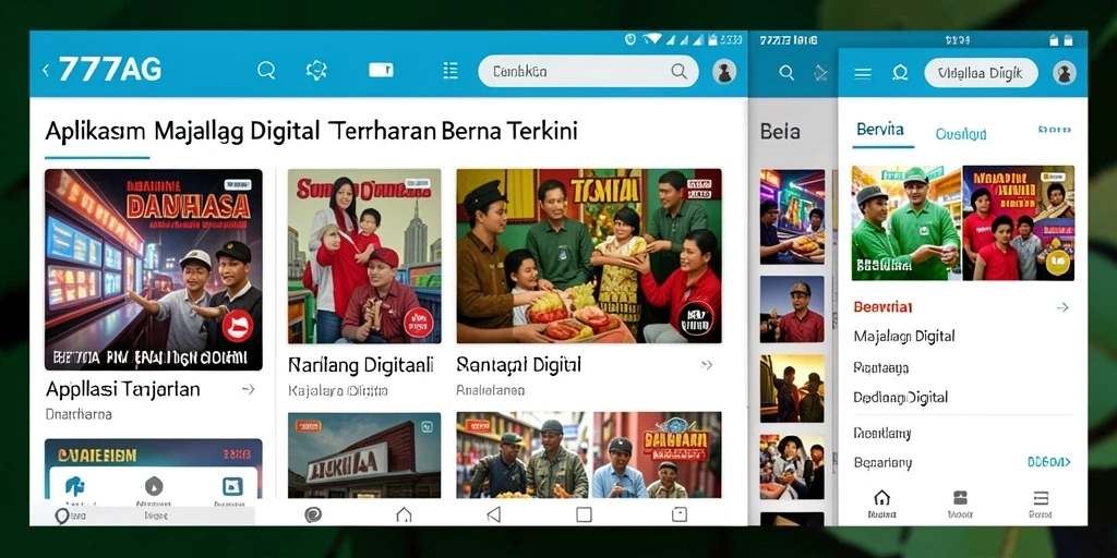 Antarmuka aplikasi 777AG yang menarik dan informatif.