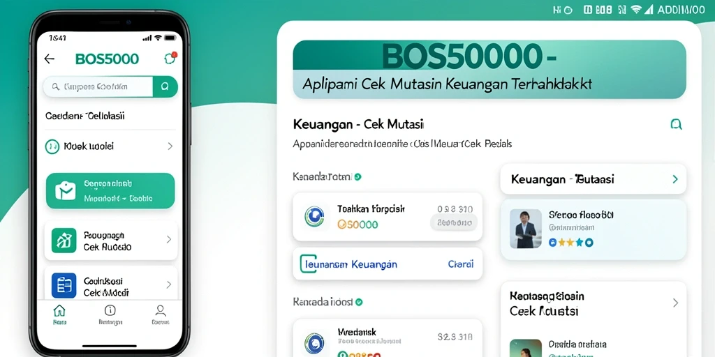 Tampilan antarmuka aplikasi Cek Mutasi BOS5000 yang intuitif.