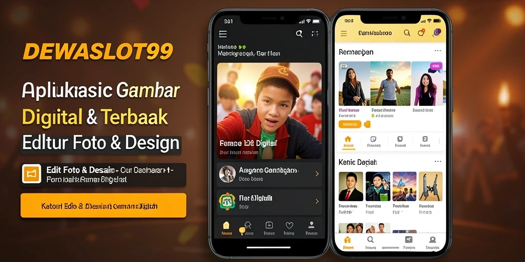 Tampilan antarmuka aplikasi DEWASLOT99 yang intuitif dan modern.