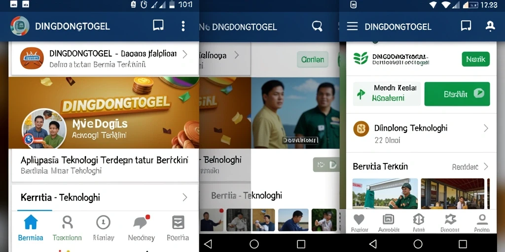 Tampilan antarmuka DINGDONGTOGEL yang modern dan user-friendly.