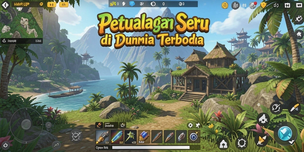 Tampilan antarmuka yang intuitif dan menarik di HARAPJP.
