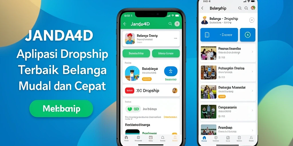 Tampilan antarmuka JANDA4D yang menarik dan fungsional untuk dropship.