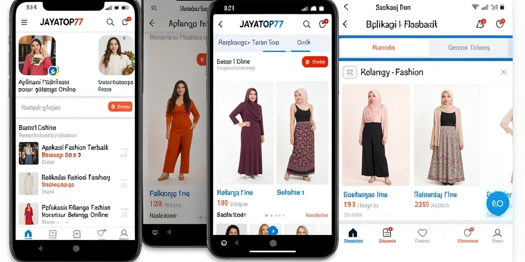 Tampilan antarmuka aplikasi JAYATOP77 yang stylish dan user-friendly.
