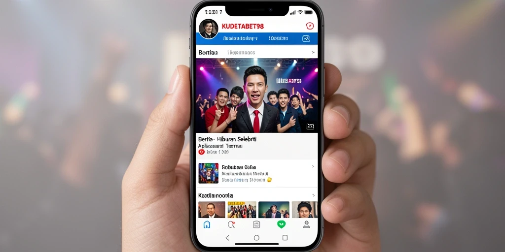 Tampilan antarmuka aplikasi KUDETABET98 yang informatif dan menarik.