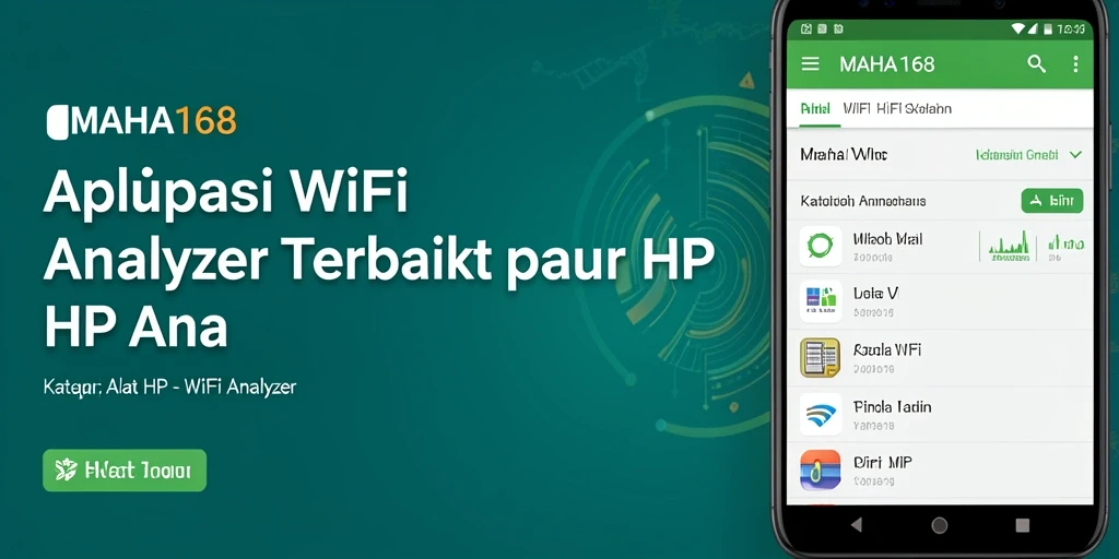 Tampilan antarmuka MAHA168 yang informatif untuk analisis WiFi.