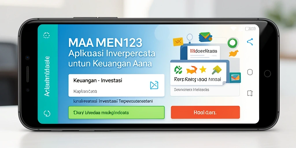 Antarmuka aplikasi MAMEN123 yang intuitif dan informatif.