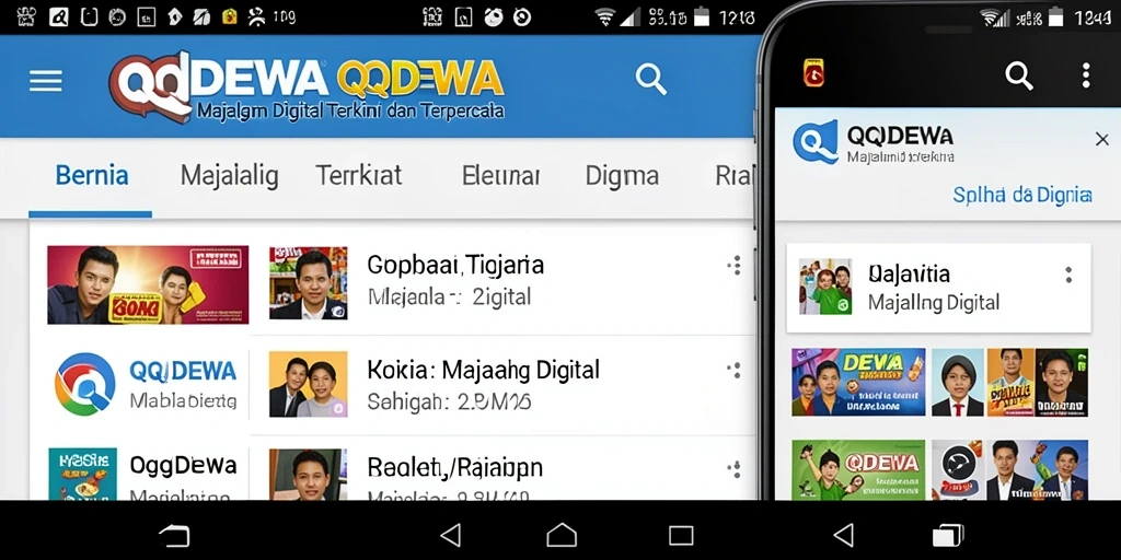 Tampilan antarmuka QQDEWA yang modern dan menarik.