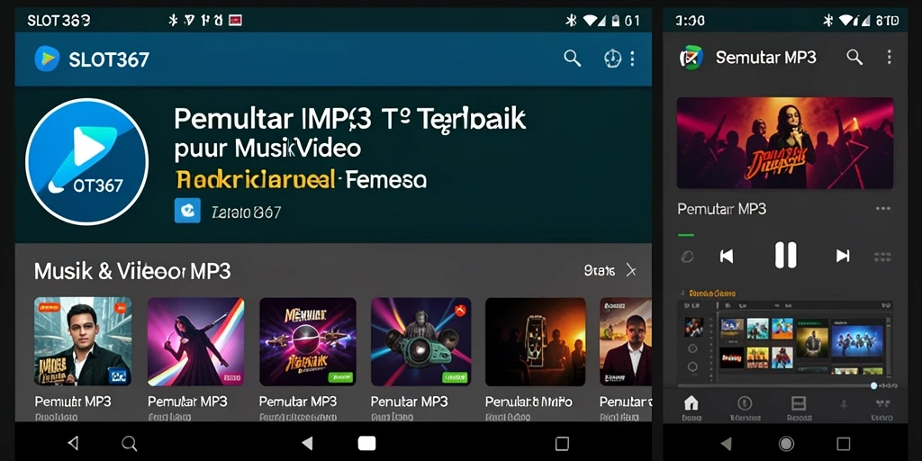 Tampilan antarmuka SLOT367 yang modern dan fungsional untuk Pemutar MP3.