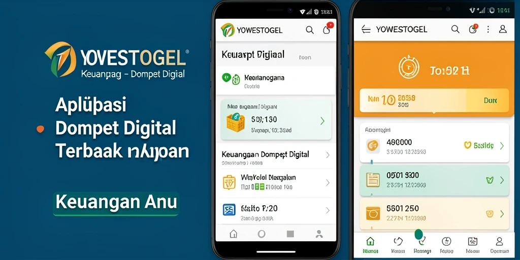 Antarmuka YOWESTOGEL yang sederhana dan fungsional untuk Dompet Digital.