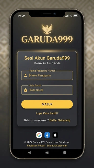 Masuk ke Akun garuda999 dengan Mudah